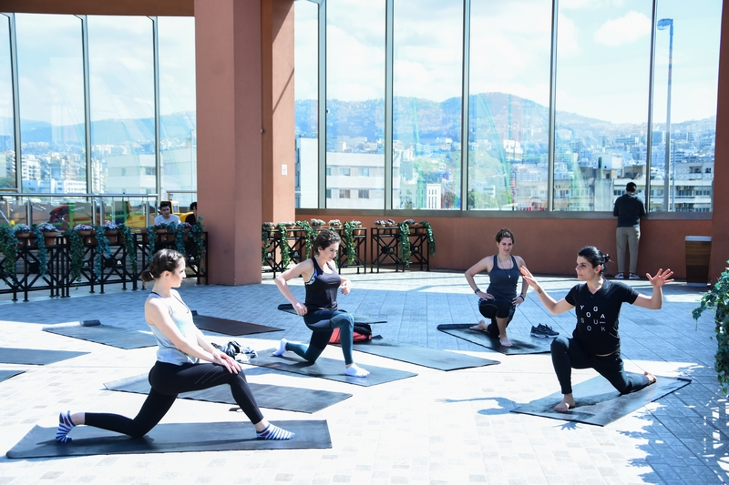 City Centre Beirut Mums in the City Yoga Class